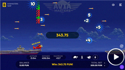 Grande vincita in Aviamasters — moltiplicatore accumulato elevato